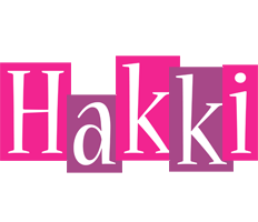 Hakki whine logo