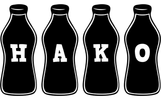 Hako bottle logo