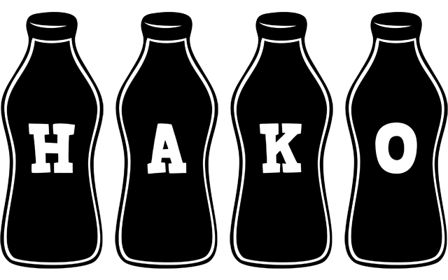 Hako bottle logo