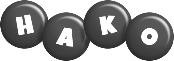 Hako candy-black logo