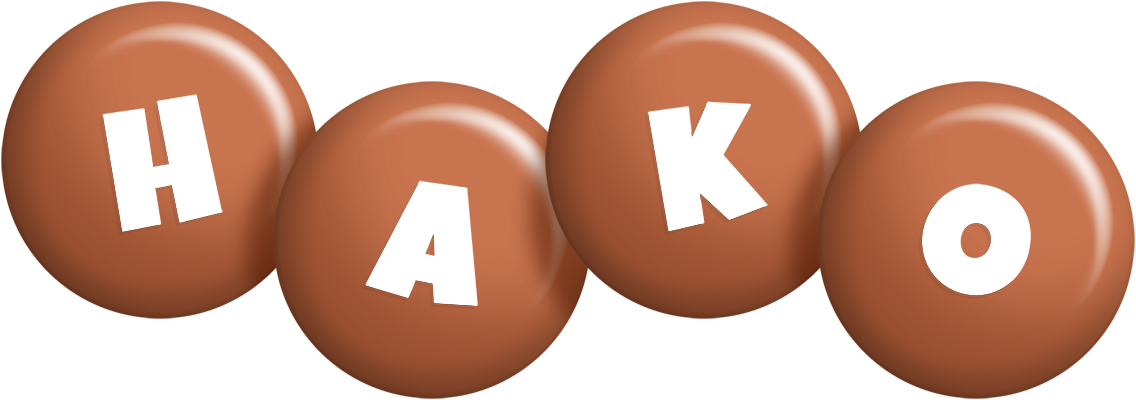 Hako candy-brown logo