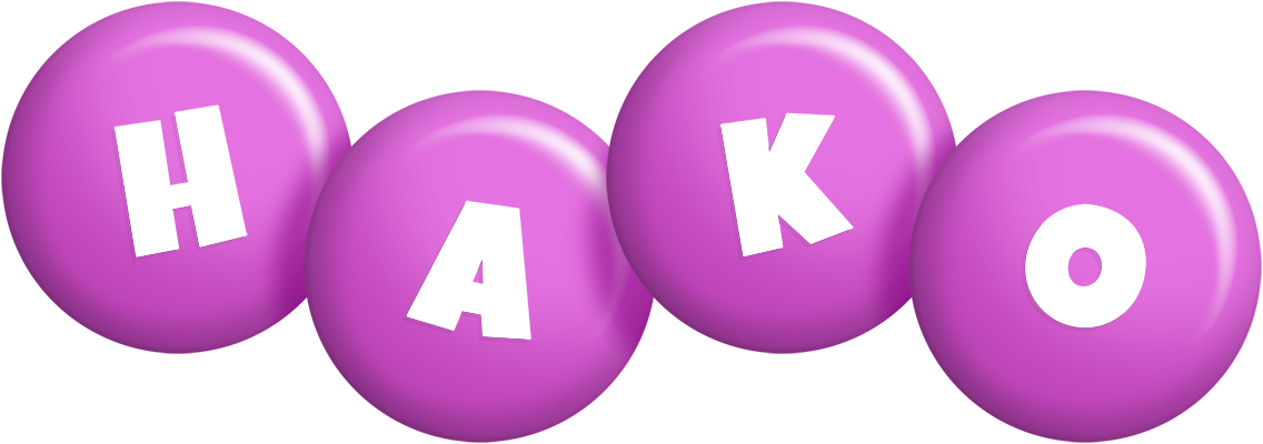 Hako candy-purple logo
