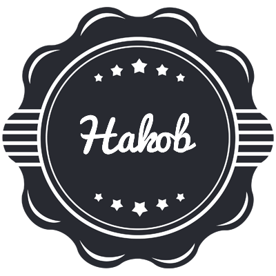 Hakob badge logo