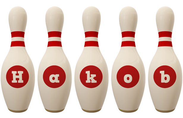 Hakob bowling-pin logo