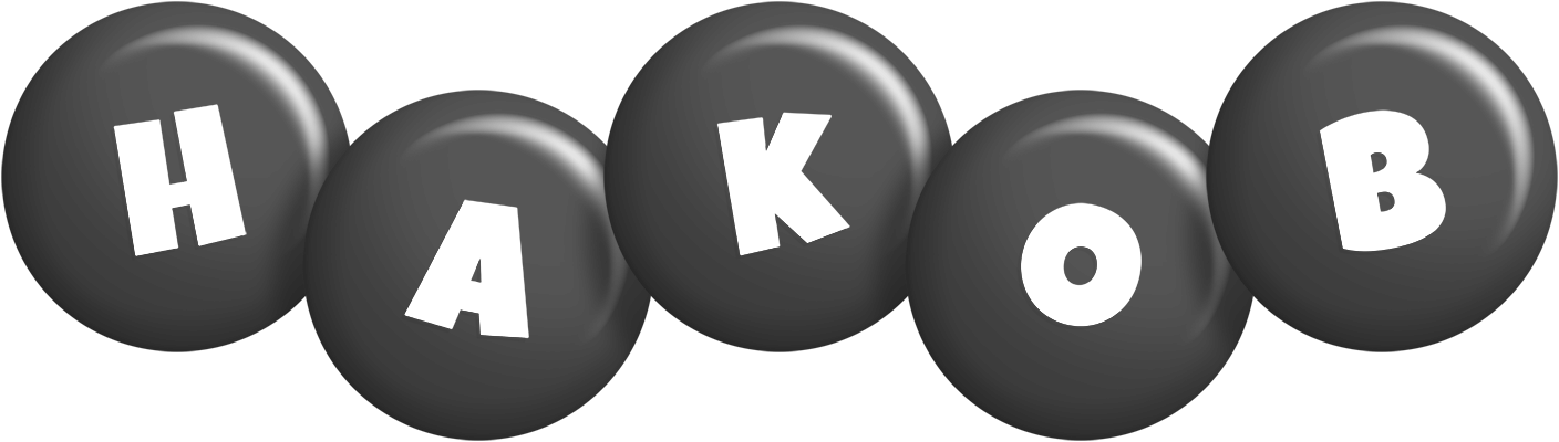 Hakob candy-black logo