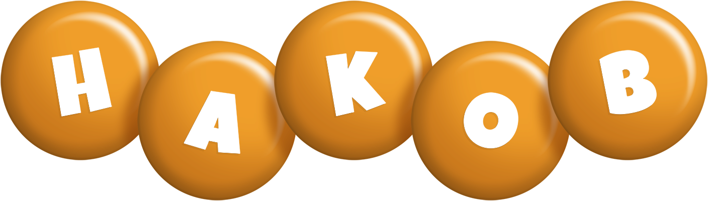 Hakob candy-orange logo
