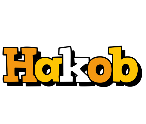 Hakob cartoon logo
