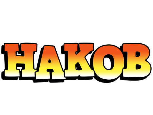 Hakob sunset logo