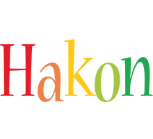 Hakon birthday logo