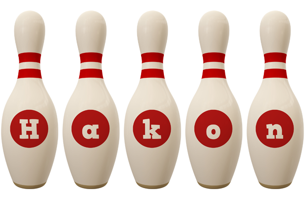 Hakon bowling-pin logo