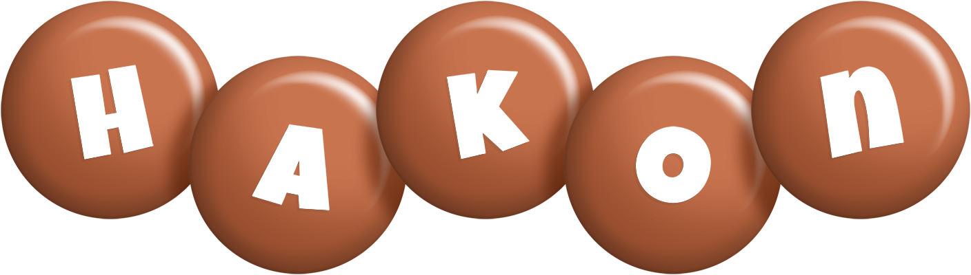 Hakon candy-brown logo