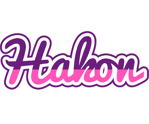 Hakon cheerful logo