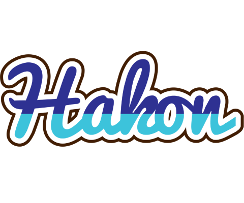 Hakon raining logo