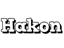 Hakon snowing logo