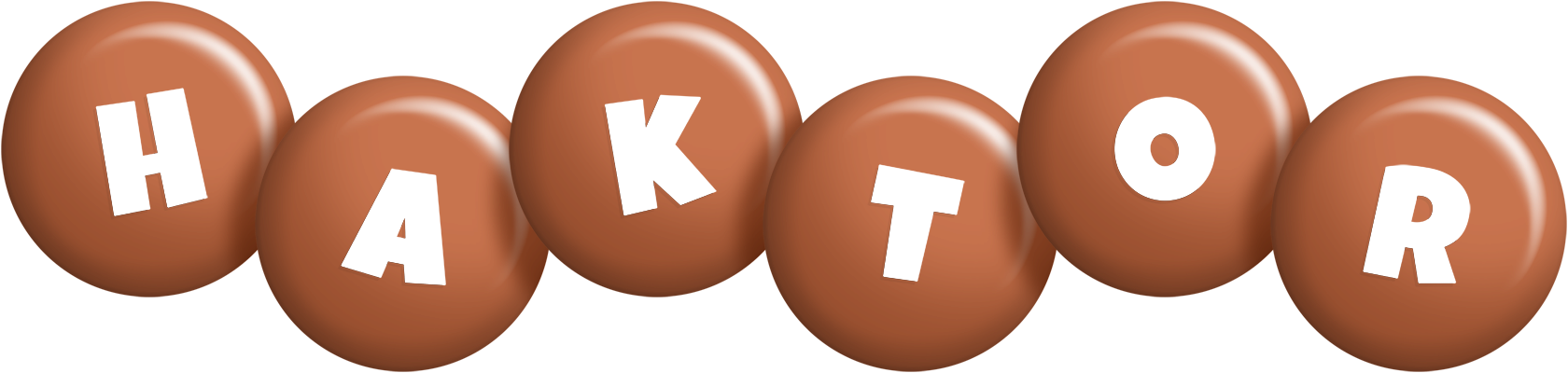 Haktor candy-brown logo