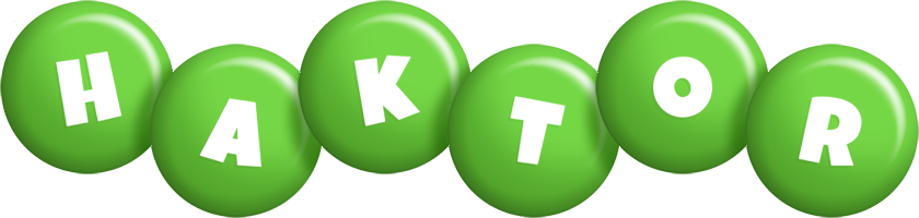 Haktor candy-green logo