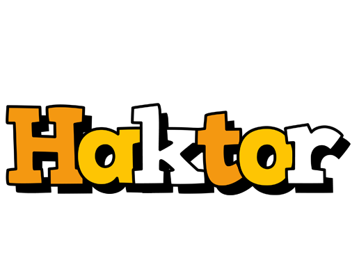 Haktor cartoon logo