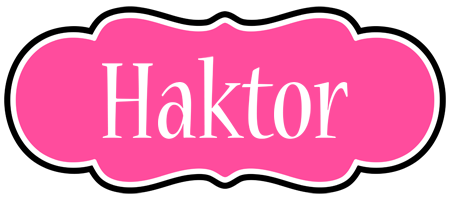 Haktor invitation logo