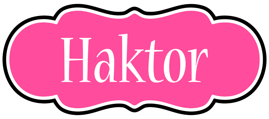Haktor invitation logo