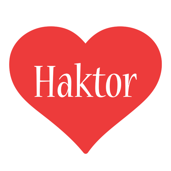 Haktor love logo