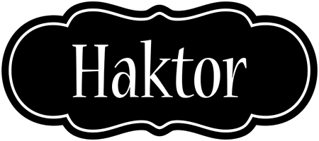 Haktor welcome logo