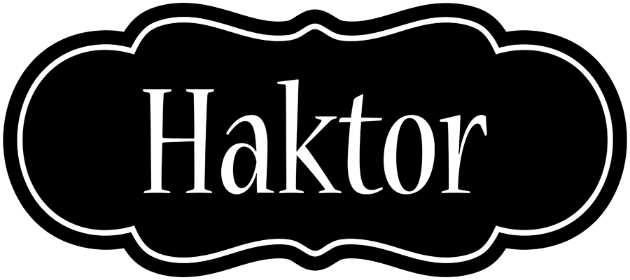 Haktor welcome logo