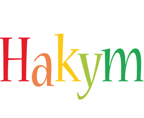 Hakym birthday logo