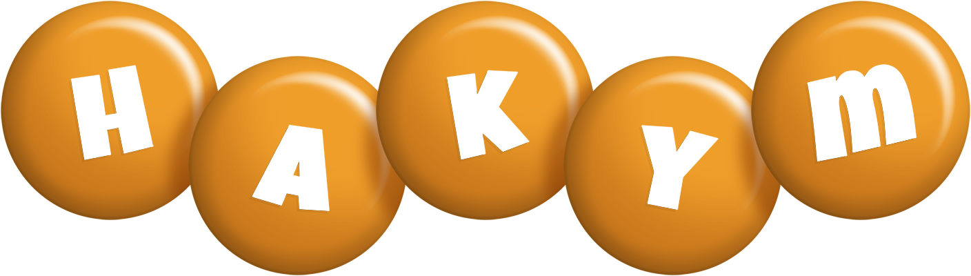 Hakym candy-orange logo