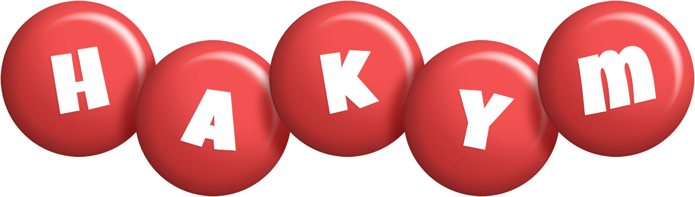 Hakym candy-red logo
