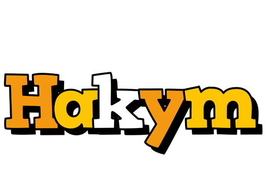 Hakym cartoon logo
