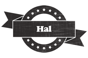 Hal grunge logo