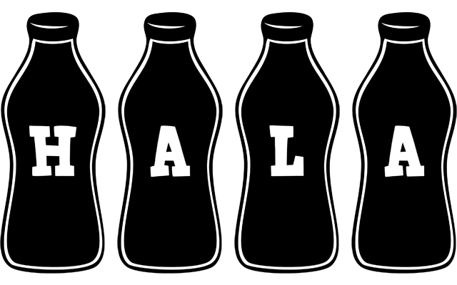 Hala bottle logo