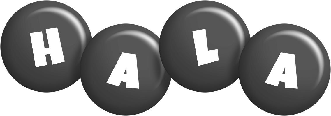 Hala candy-black logo