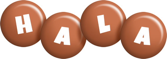 Hala candy-brown logo