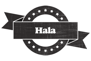 Hala grunge logo