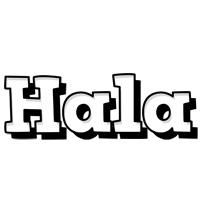 Hala snowing logo