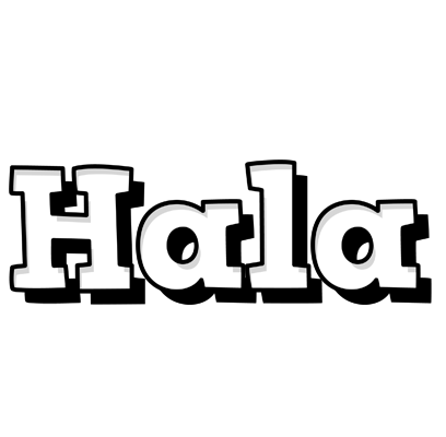 Hala snowing logo