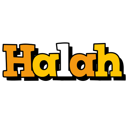 Halah cartoon logo