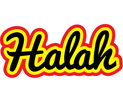 Halah flaming logo