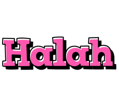 Halah girlish logo