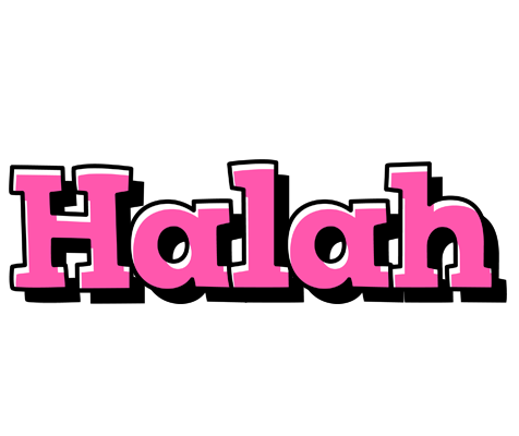 Halah girlish logo