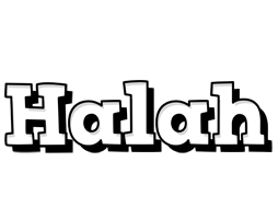 Halah snowing logo