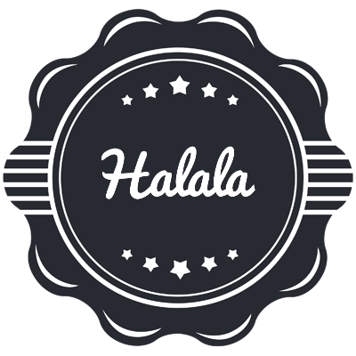 Halala badge logo