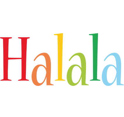 Halala birthday logo
