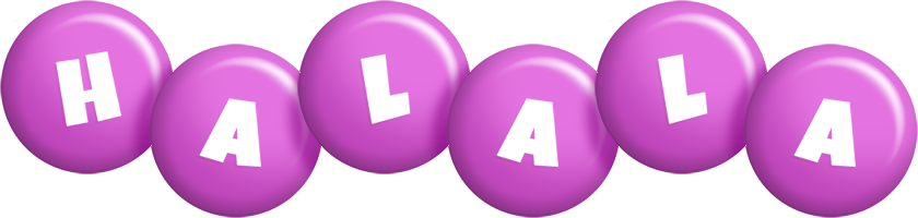 Halala candy-purple logo