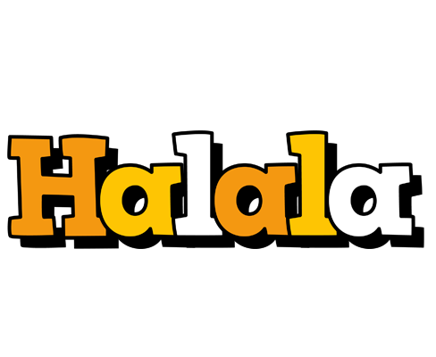 Halala cartoon logo