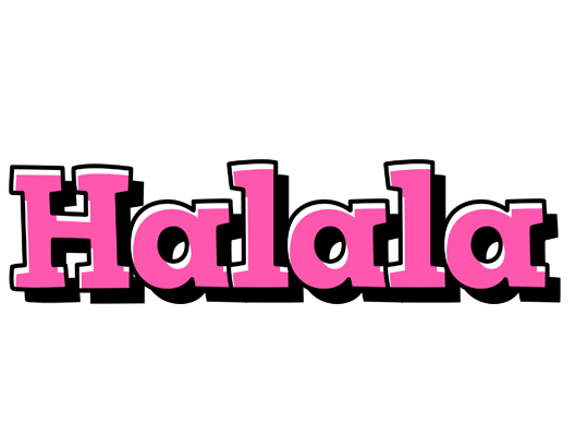 Halala girlish logo