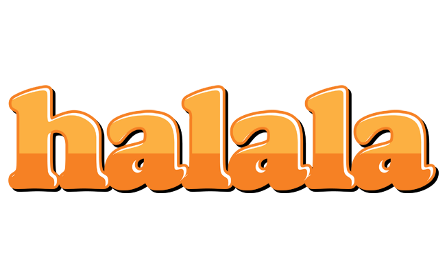 Halala orange logo