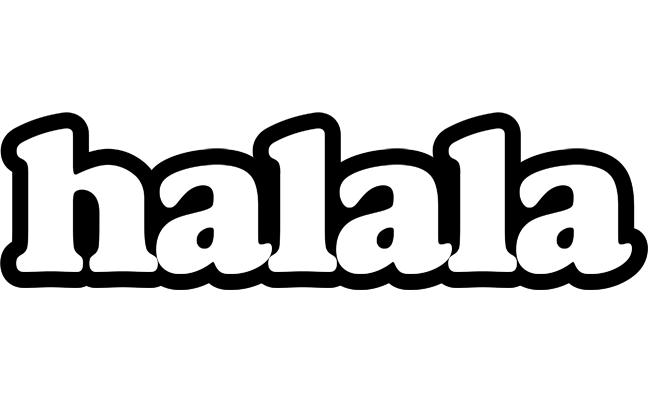 Halala panda logo
