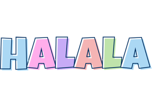 Halala pastel logo